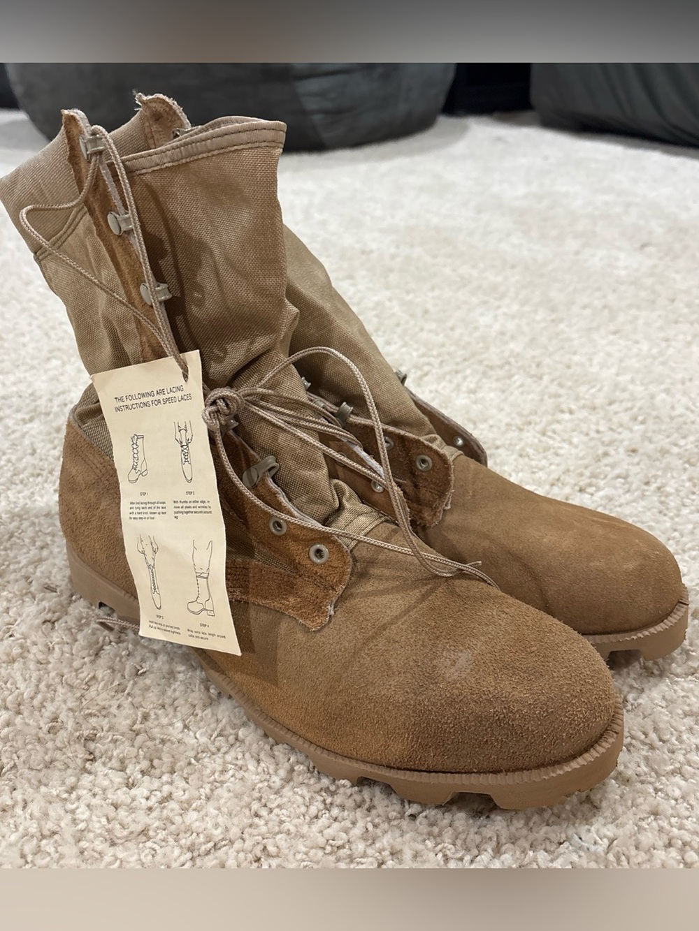 NWT Belleville USAF Men’s Military Hot Weather Steel Toe Combat Boots Size 11.5W